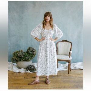 Christy Dawn The Peyton Dress in Bluestar Floral, size M